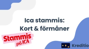 Ica stammis: Kort & förmåner