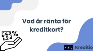 Vad är ränta för kreditkort?