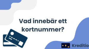 Vad innebär ett kortnummer?
