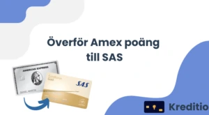 Överför Amex poäng till SAS
