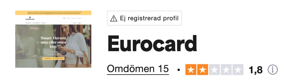 Eurocard Gold Omdöme