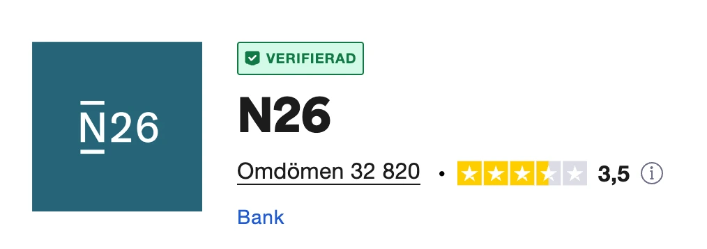 N26 You Omdöme