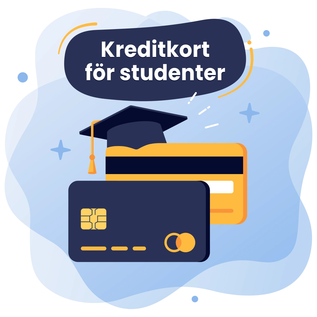 kreditkort för studenter illustration