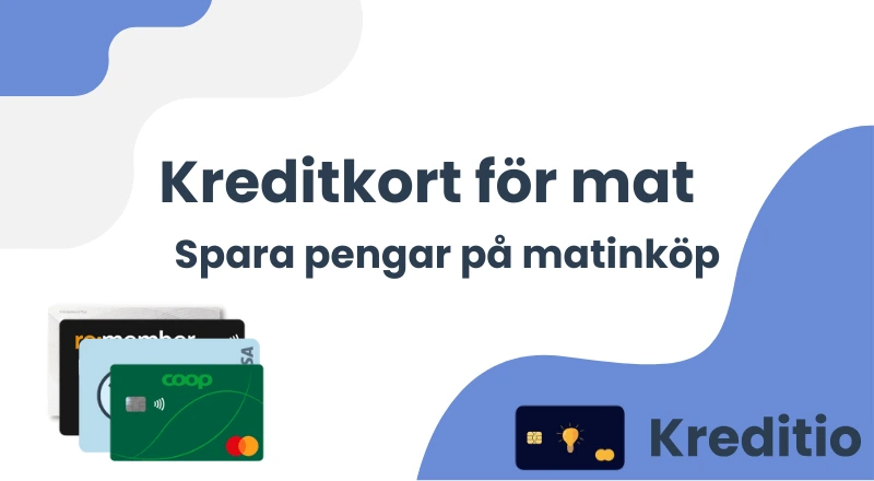 Spara pengar med kreditkort för mat