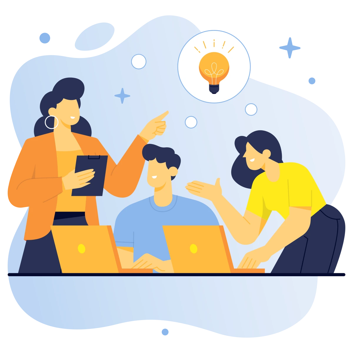 teamet bakom kreditio